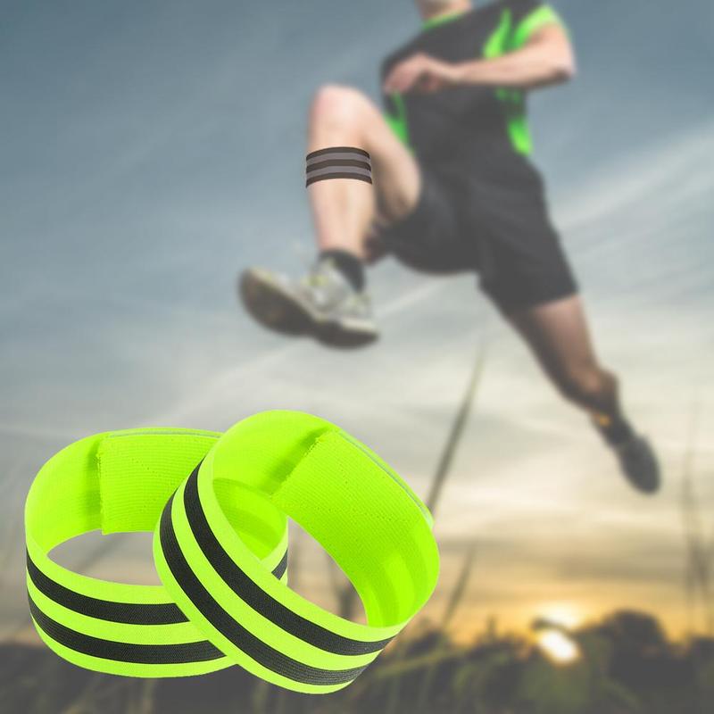 Reflekterende bånd elastisk armbånd armbånd ankelbenstropper reflekterende sykkelstropper gåteip til nattjogging sikkerhet  m6 r 5