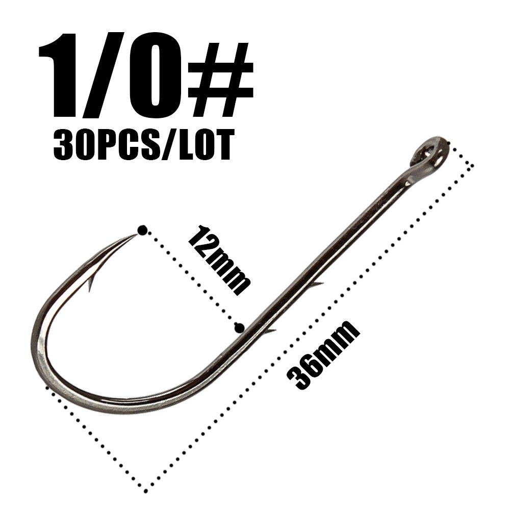 30PCS/Lot Baitholder 50116 Fishing Hook Black Colo... – Grandado