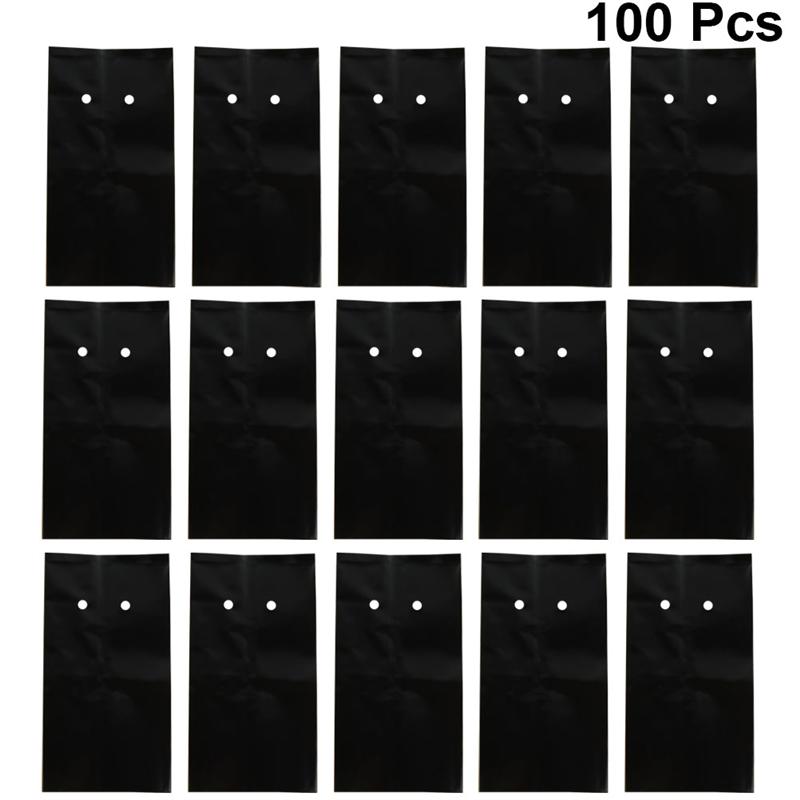100pz sacchetti di plastica per vivaio in PE sottile pianta coltiva borse vasi per piantine in tessuto con fori traspiranti per forniture da giardino per l'agricoltura domestica