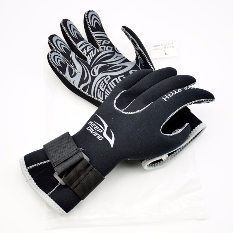 Guantes de neopreno para Buceo, antiarañazos, mantener el calor, traje de neopreno, Material de natación, pesca submarina, equipo de buceo de 3MM