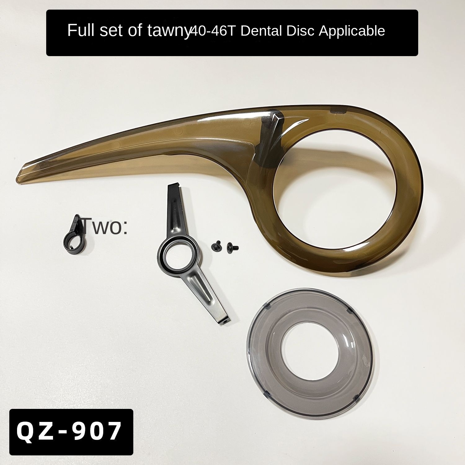 1 Set Bike Chain Guard High Strength Universal for 40-46 Teeth Chainrings Sprocket Crankset Guard Bicycle Protection Accessories: GRAY