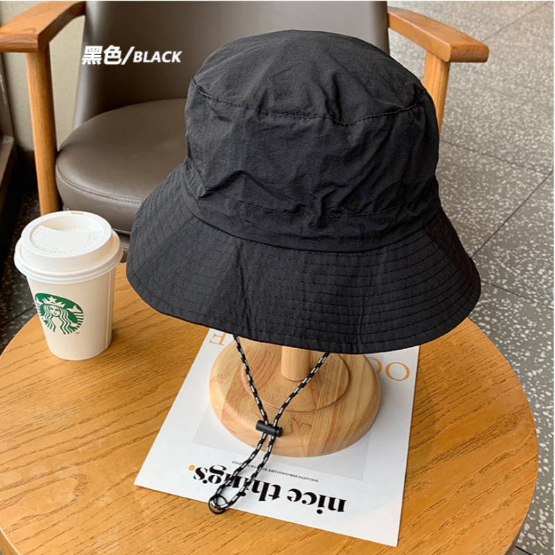 Cappello da pescatore protetto a tesa larga estivo Cappello da pescatore da equitazione Escursionismo Cappello da sole con protezione solare Cappellino impermeabile ad asciugatura rapida Uomo Donna Protezione solare: Black