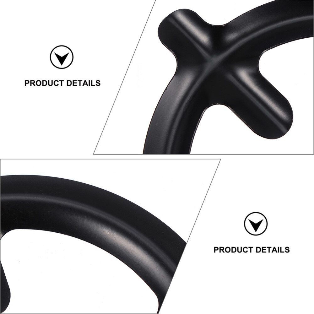 2 st kök gasspis kastrull brännare järn kaffekokare hållare (svart)