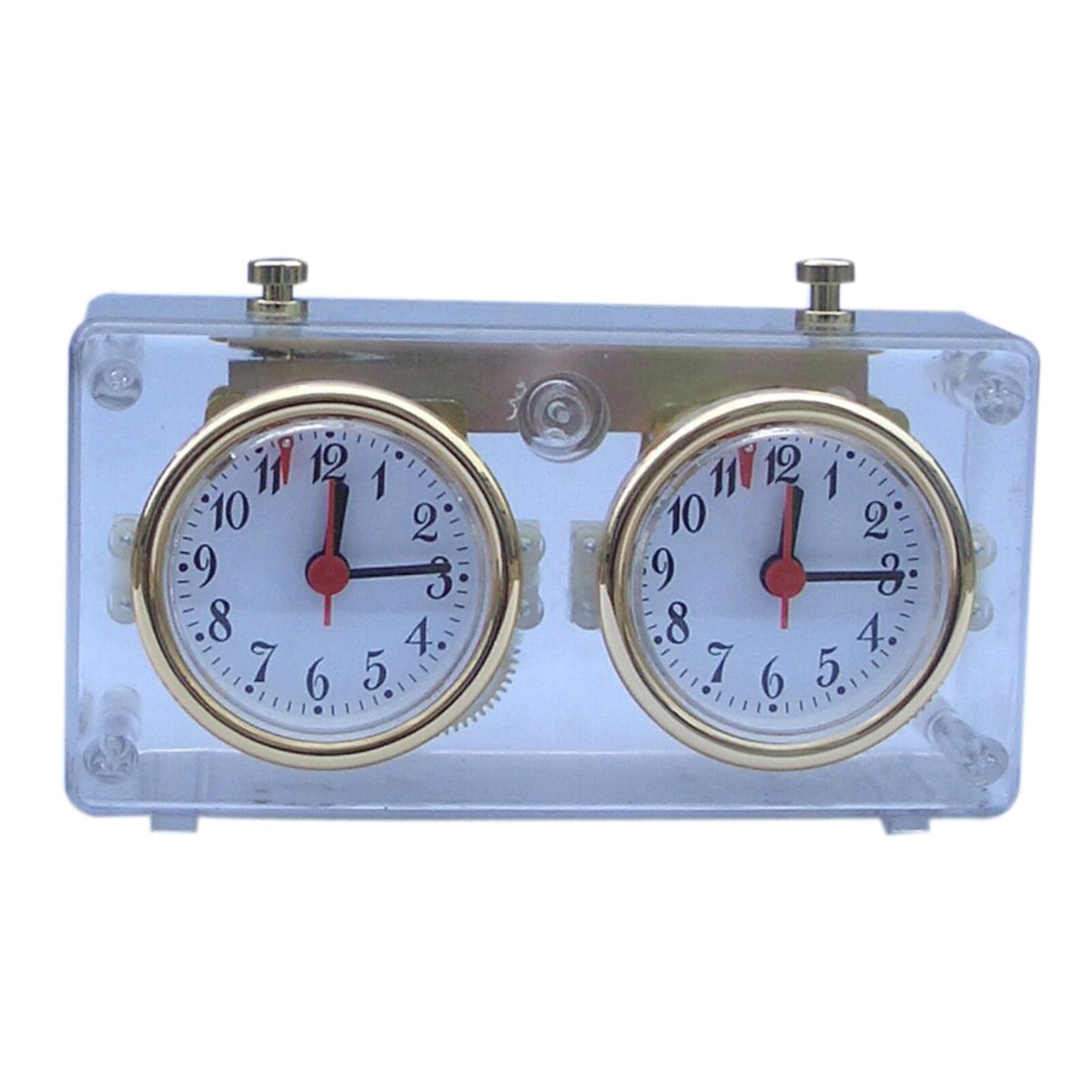 1pc Competition Game Analog Chess Clock Timer Accurate for Board Games No Battery Needed
