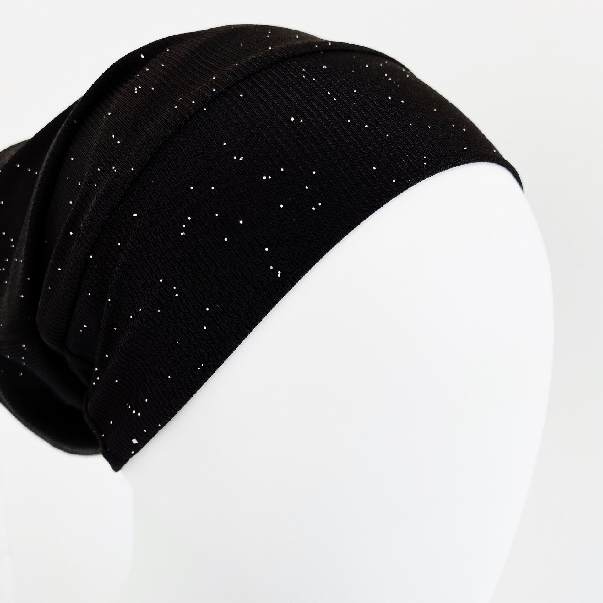 Ribbad inner hijab kepsar för kvinnor muslimsk rör keps elastisk islamisk underscarf motorhuv hatt huvudskydd huvudband turban: 1