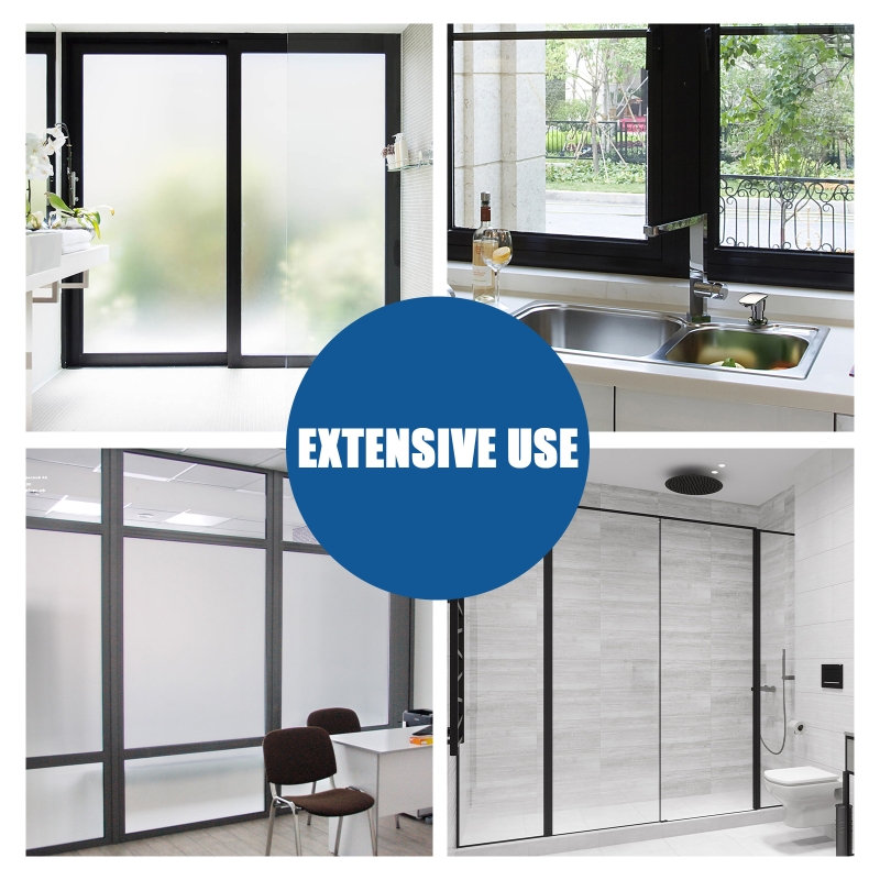 Frosted Glass Paint with Brush Matte Hazy Frost for Door Window Shading 100ml