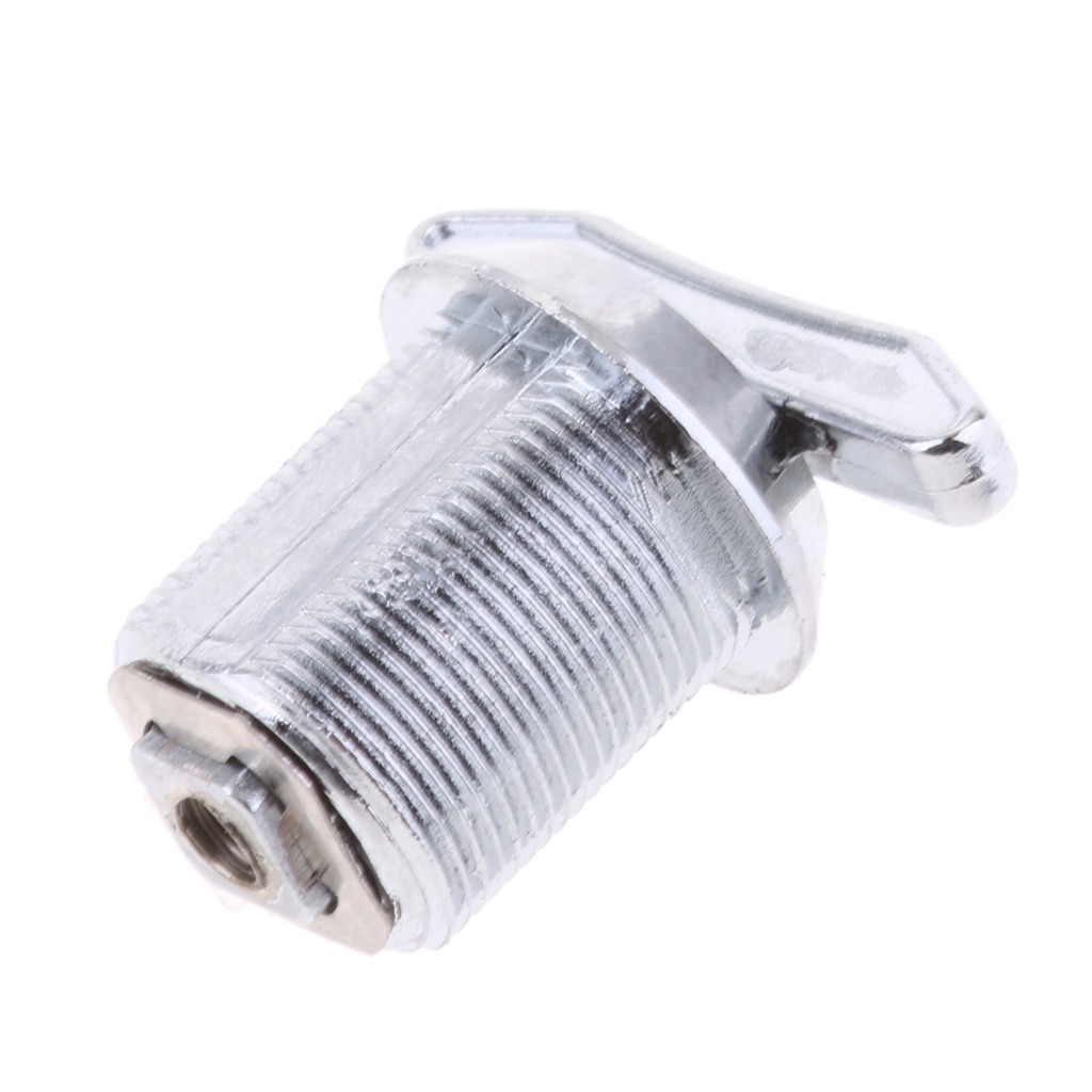 Uiversal Cabinet Desk Drawer Keyless Thumb Turn Lock with Chrome Finish 20mm