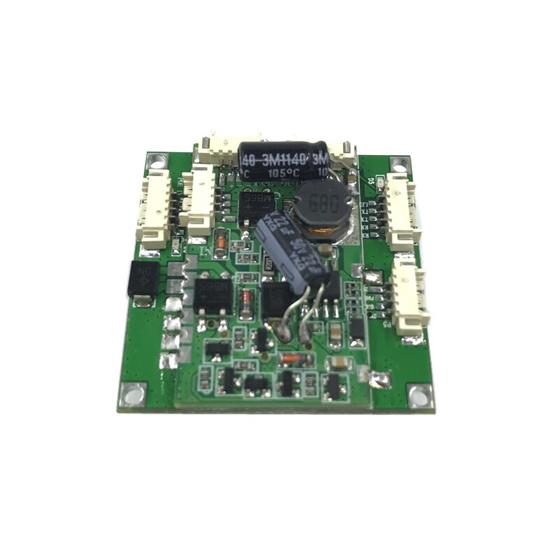 Buck modulo POE Interruttore bordo 802.3af/A di potere porta di alimentazione 30w per telecamere ip nvr ip del telefono 4 switch poe PD separazione buck 12v