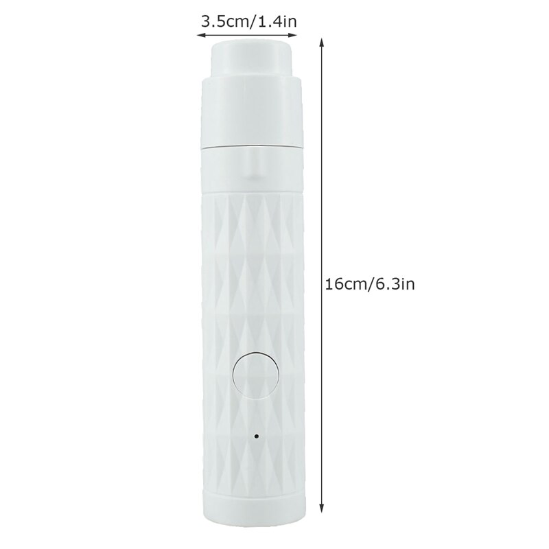 Amoladora de uñas eléctrica para perros, cortadora de uñas con luz LED, recargable, automática, para gatos