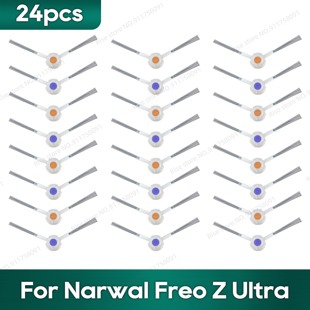 Compatible for Narwal Freo Z Ultra Robot Vacuum Accessories Main Side Brush Hepa Filter Mop Rag Dust Bag Replacement Parts: Beige