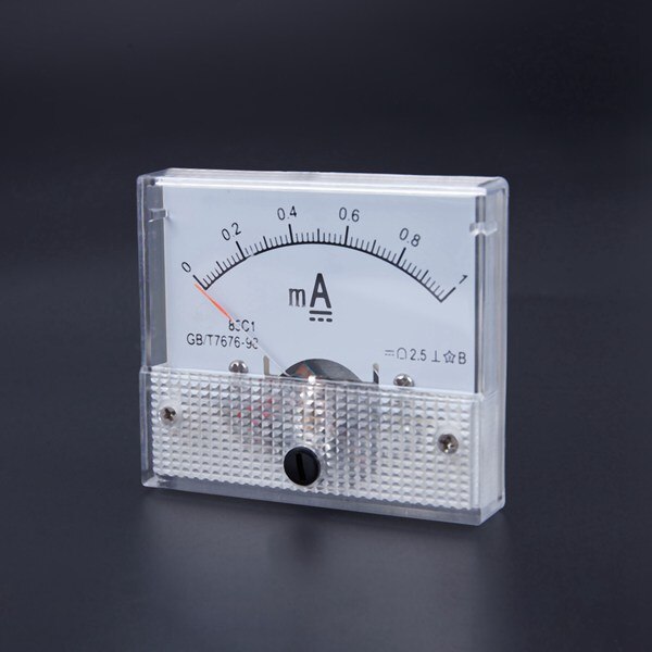 Analog 85C1 DC 1mA Panel Meter Amperemeter Measuring device