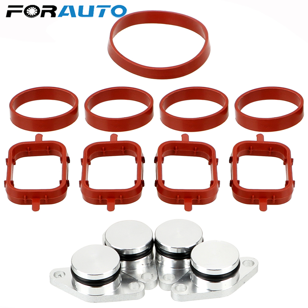 FORAUTO 22mm Swirl Flap Blanking Plates seal Aluminum Diesel Swirl Flap Blanks Replacement Bungs For BMW Blanks Repair