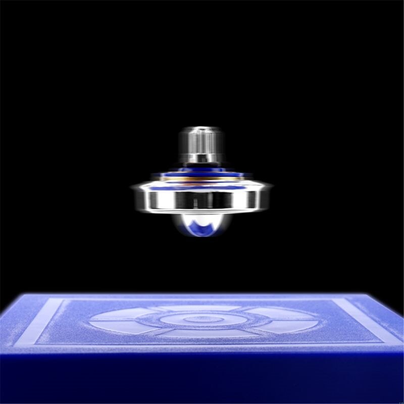 Kids Magnetic Spinning Top Levitation Magic Gyro Gyroscope Suspended UFO Floating Levitating Classic Toy