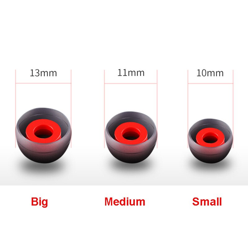 4.0 Mm (L M S) siliconen Oorkussens Voor In-Ear Hoofdtelefoon Siliconen Oordopjes/Oor Mouw Headset Accessoires