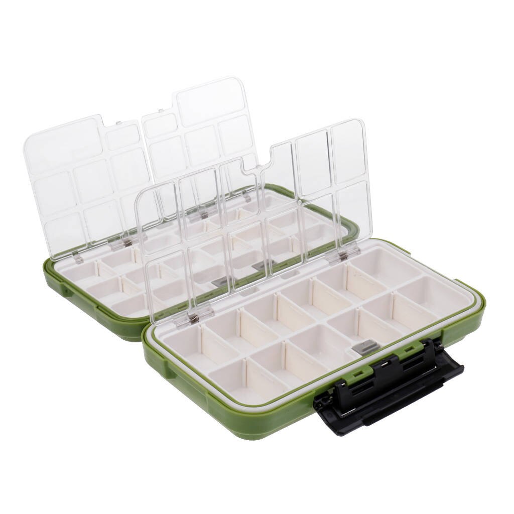 Grote Waterdichte Vissen Lurer Baist Haken Tackle Box Storage Case Gear Organizer Met 36 Compartimenten