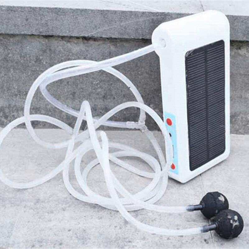 Sv-mini bomba de ar quente painel de energia solar à prova dwaterproof água tanque de peixes aquário aeração bomba de ar com bateria gerador de oxigênio oxigênio ar: Default Title