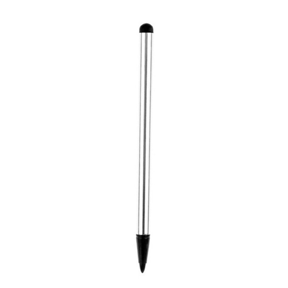 Mobiele Telefoon Sterke Compatibiliteit Touch Screen Stylus Balpen Metalen Handschrift Pen Geschikt Voor Mobiele Telefoon: Zilver