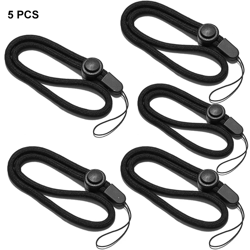 Correa de muñeca para mano, cordón ajustable de nailon para GoPro Hero, cámara de acción, llaves, llavero, teléfono, unidad Flash USB, billetera: Color gris