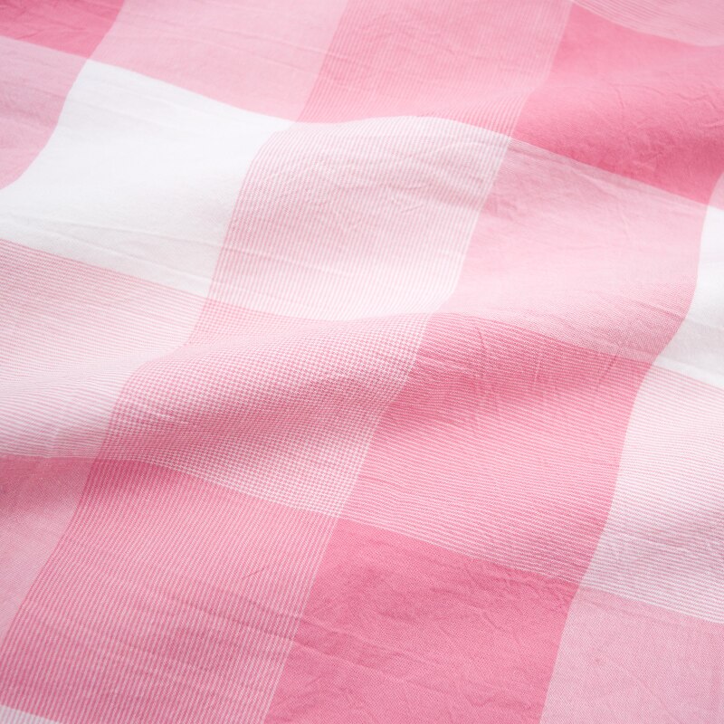 Waschen Reiner Baumwolle 100% Stoff für Bettwäsche Decke Abgedeckt Kleidung Shirt Netz gestreift Plaid Tuch Brokat NäHenne Diy 50x250cm