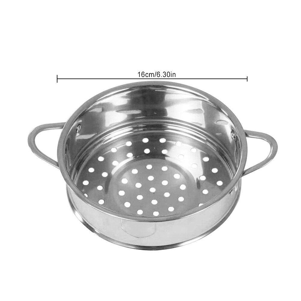 Stoomboot Mand Snelkookpan Accessoires Verwijderbare Verdelers Rvs 16Cm Universele Steamer Keuken Koken Gereedschap