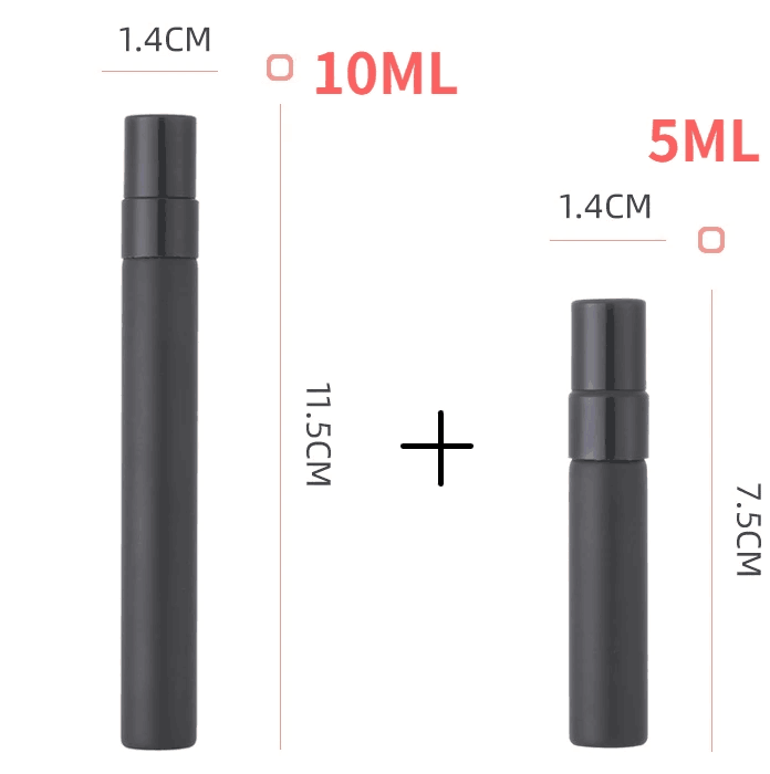 1/2/4szt. 2ml 3ml 5ml 10ml mini przenośne butelki Puste pojemniki Butelki na perfumy rozpylać robić wielokrotnego napełniania Próbki kosmetyczne Szkło: Jasne
