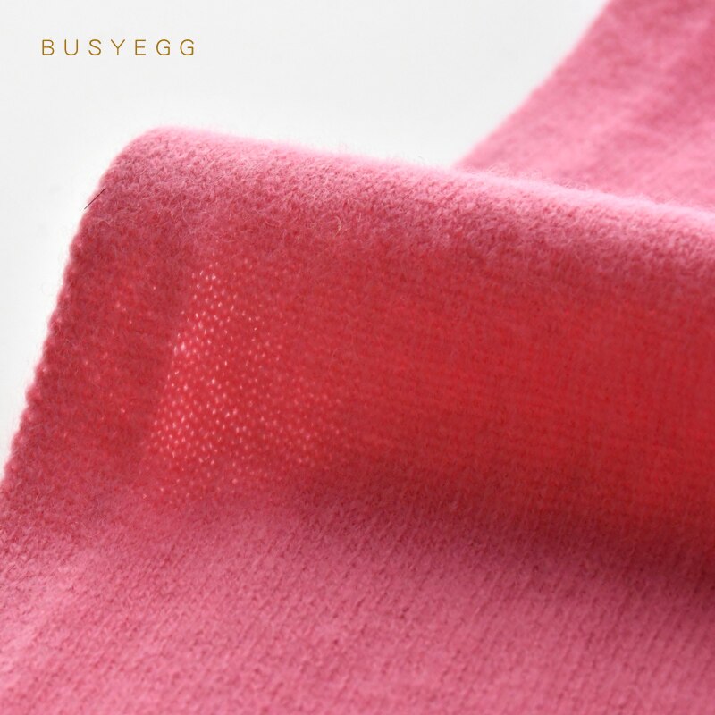 Roze Wol Sjaal Kids Luxe Meisjes Kleine Gebreide Nek Sjaals Kind Warme Herfst Winter Sjaals Baby