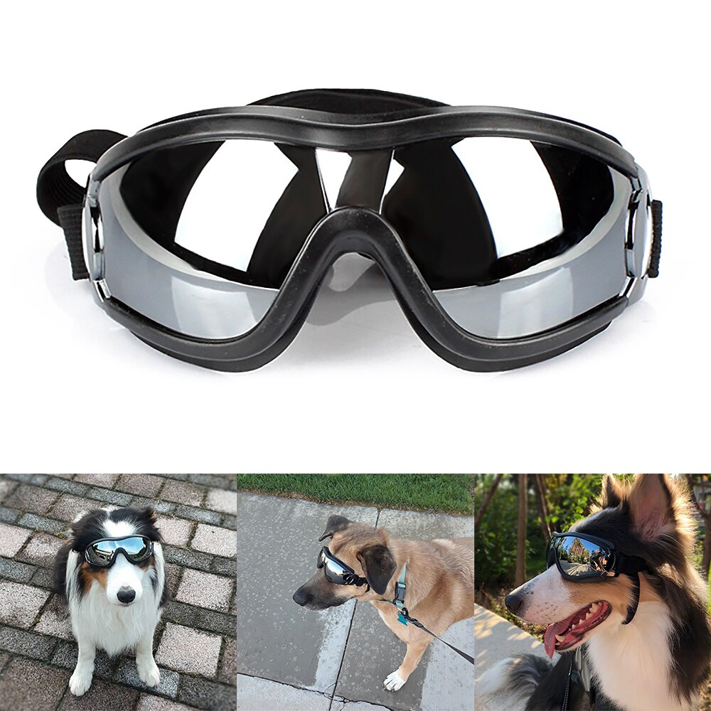 Skydd små dogglar hundsolglasögon sällskapsdjur skyddsglasögon uv skydda solglasögon ögonkläder simning visa sällskapsdjur tyg tillbehör