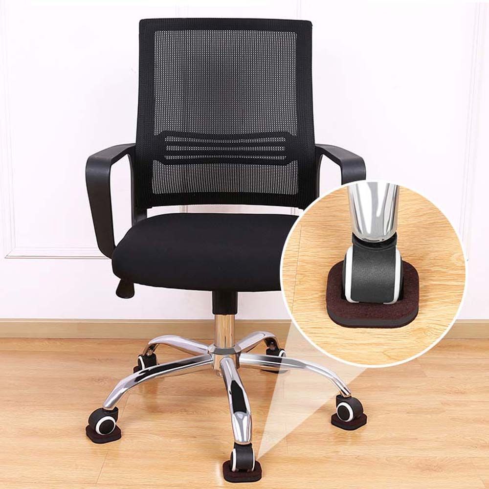 Bloc de protection en feutre auto-adhésif pour sol en bois dur, 5 pièces, tapis antidérapant, roues, bouchon de sol, fixation de chaise, tasse à roulettes