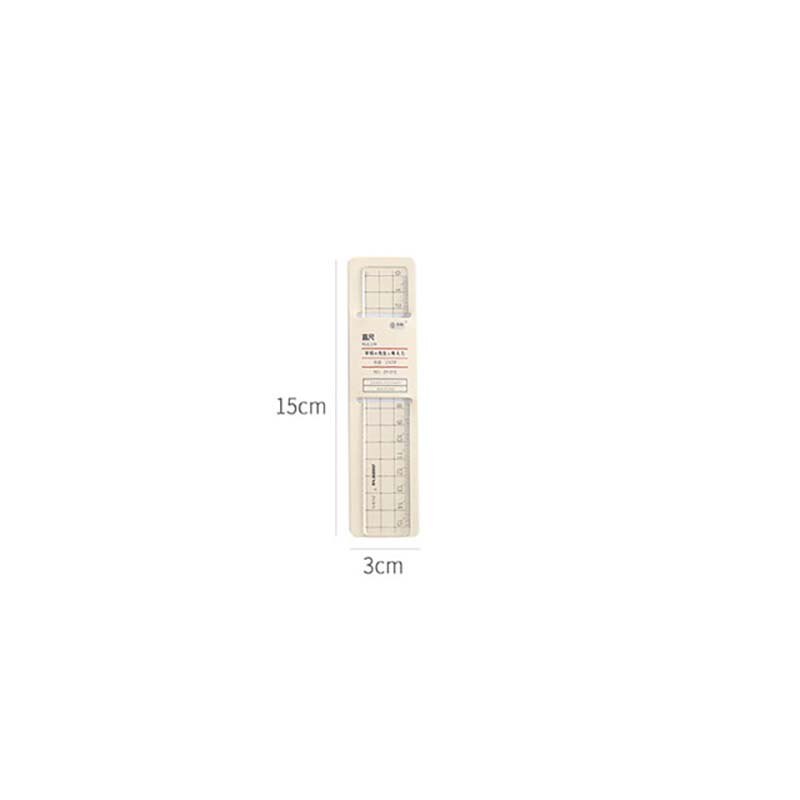 1pcs ruler 15cm 18cm 20cm Transparent Simple ruler square ruler cute stationery drawing supplies: 15cm