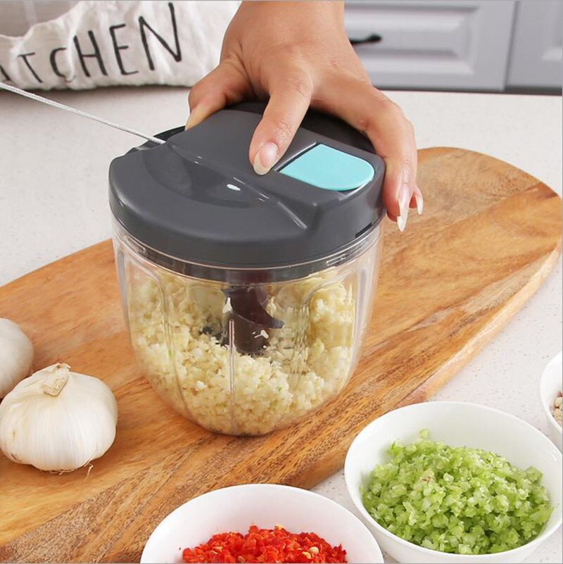 900ml fleischwolf haushalt manuelle Rührgerät knödel füllung maschine haushalt Hand-schneiden pfeffer kleine verdrehte gericht artefakt