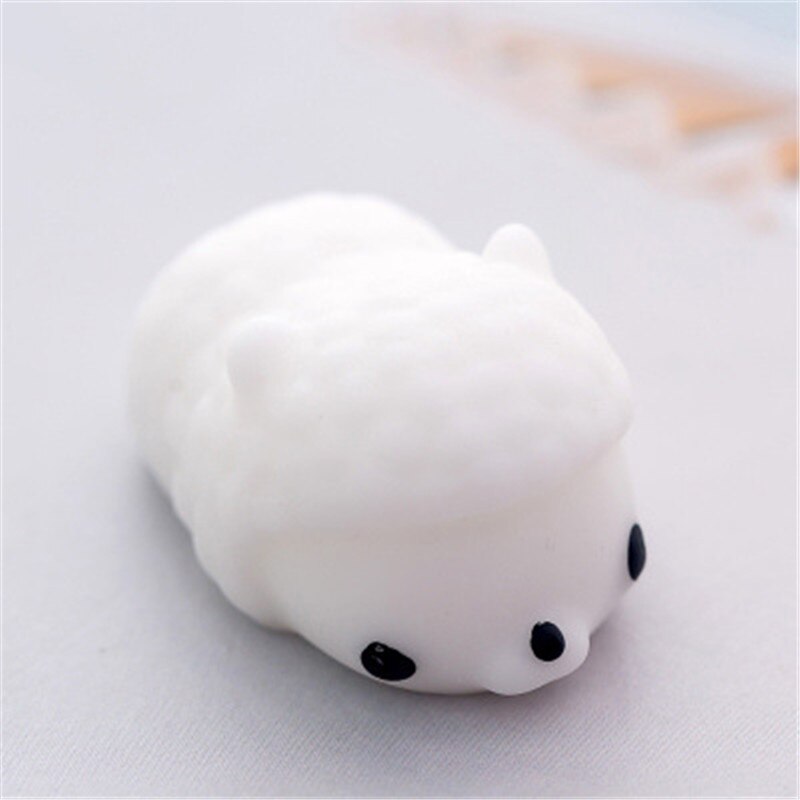 Mini Squishy Giocattolo Animale Sveglio Antistress Palla Spremere Mochi In Aumento Giocattoli Abreagire Morbido Appiccicoso Squishi Lo Stress Relief Giocattoli Regalo Divertente: seal