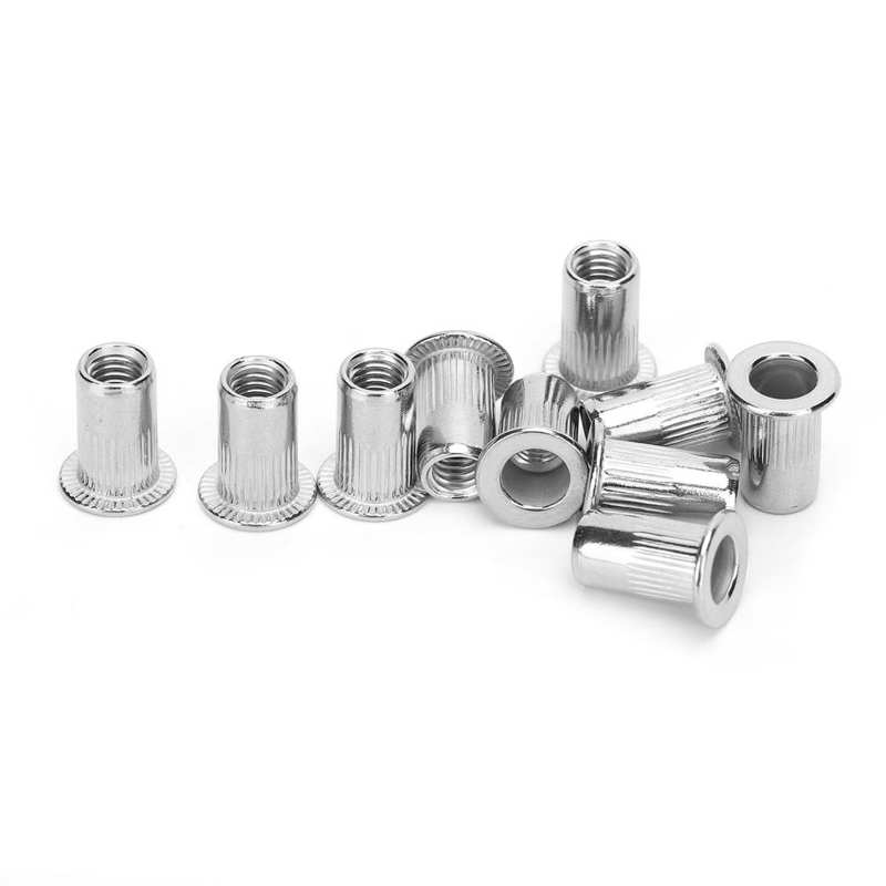 stainless steel insert for hardware repair tools metric threaded inserts Stainless Steel Rivet Nut Ribbing Fastener