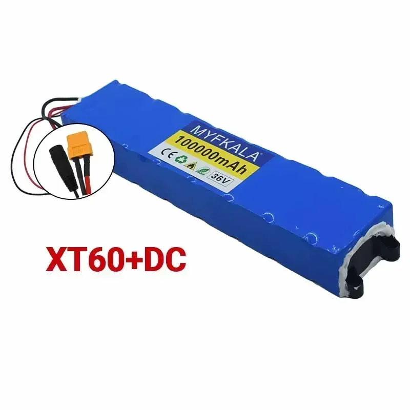 2025 100% New10S3P 36V 100Ah 36v Batteria per scooter elettrico 18650 Al litio M365 Scooter elettrico 36v Batteria Scooter: Grigio