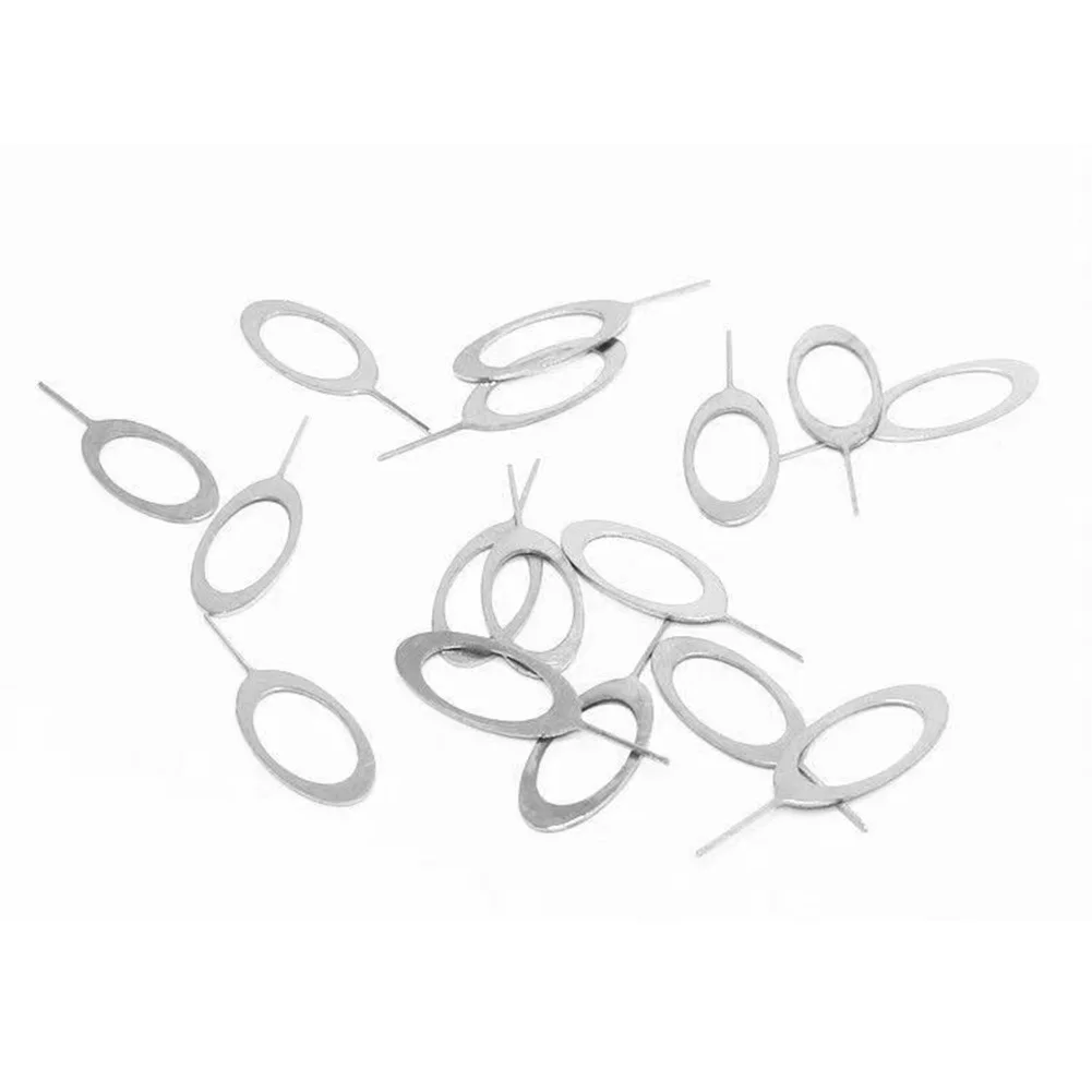 20pcs Universal Sim Card Stainless Steel Needle Tray Removal Eject Pin Key Tool Opener Ejector Mobile Phone Sim Card Remover Pin: Pink