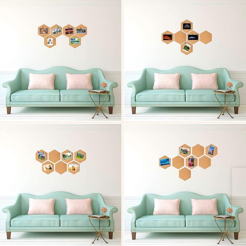 Frameless Magnetic Stainless Steel Board Strips, Self Adhesive Back Bulletin Bar Board with 10 Pieces Colorful Magnet, Meo Strip for Office Home 4 Pieces