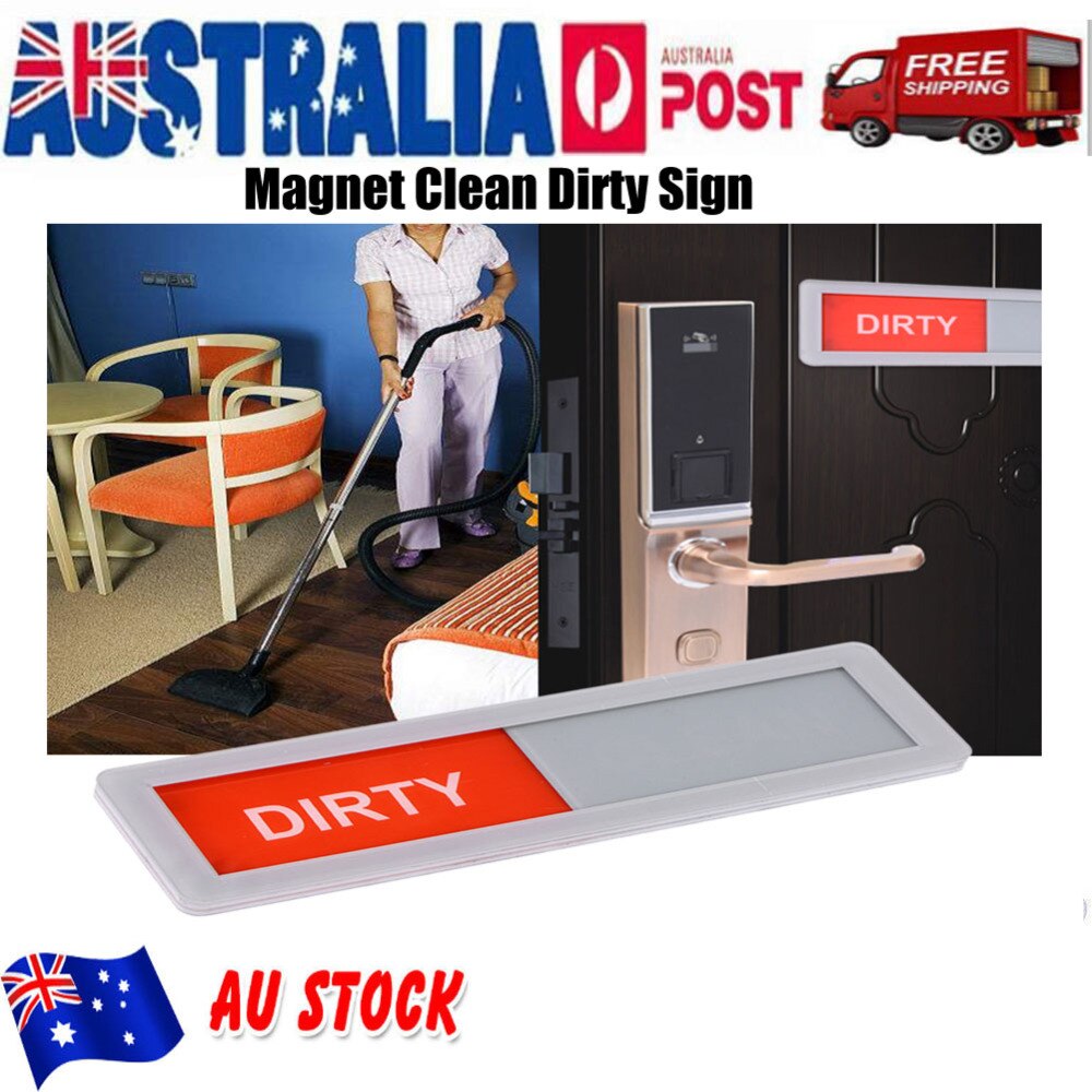 Dishwasher Magnet Clean Dirty Sign Strong Magnet Indicator Tells Whether Dishes Are Clean or Dirty (Gray)