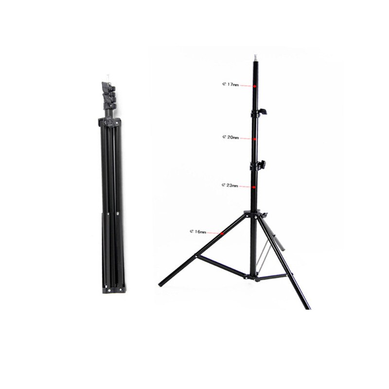 Hanmi Photography Accessories 2m 1/4 Screw Light Stand Tripod For Softbox Camera Mount Video Lighting Flashgun Lamp Photo Studio