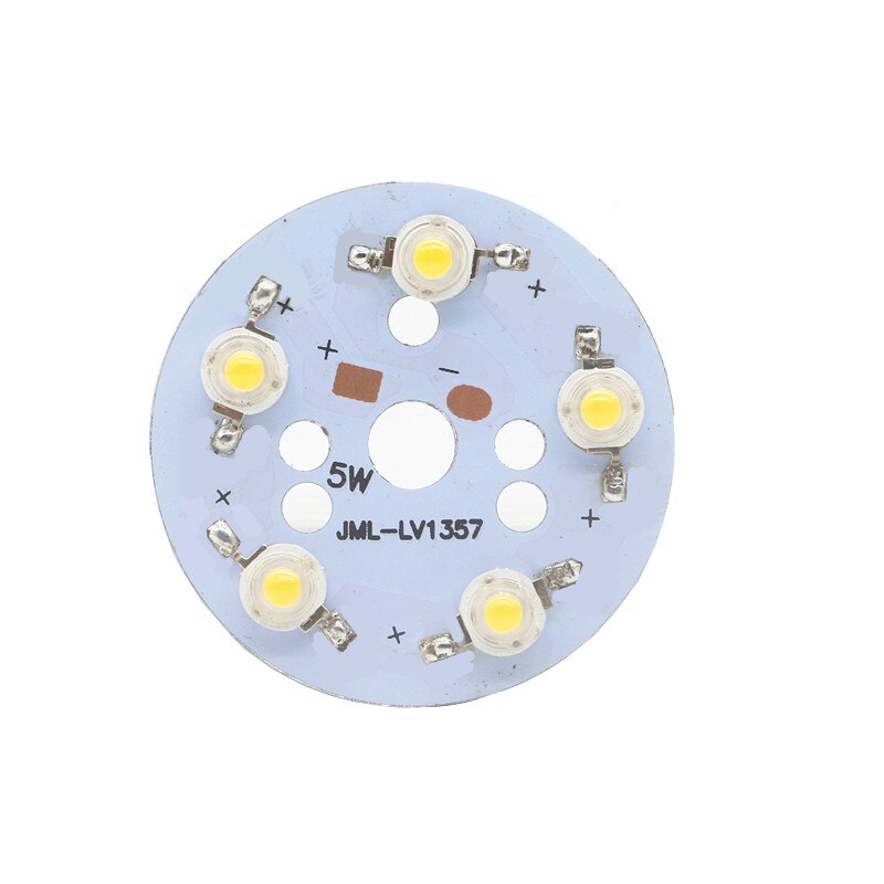 1pcs 3W 5W 7W LED Cree Emitting Diode LEDs Chip 1W Chips With 23mm 30mm 48mm Aluminum PCB For DIY Flashlight Spotlight
