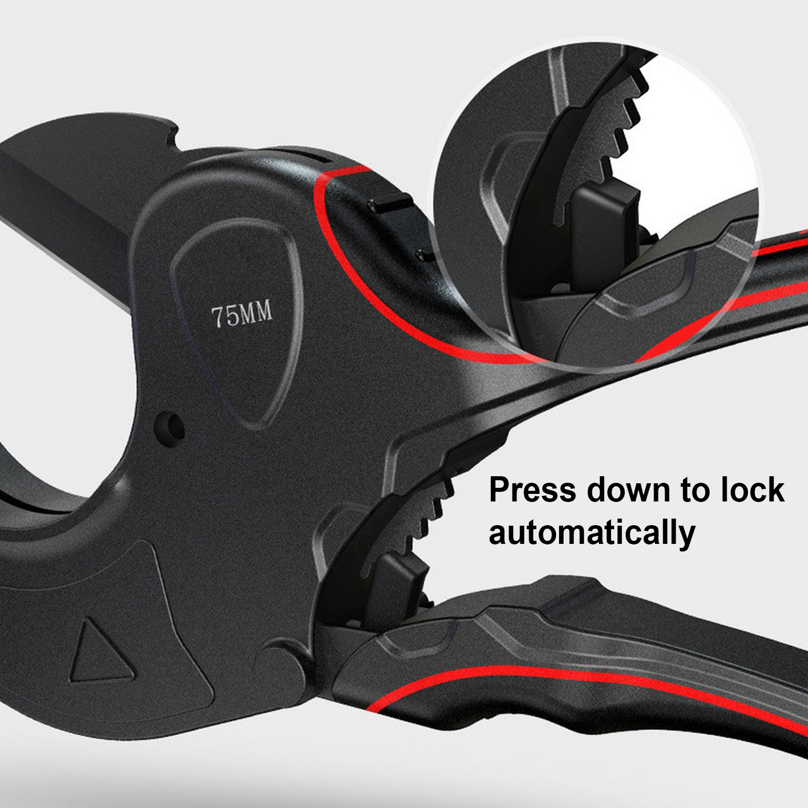 Pipe Cutter 32-75MM Cutter PPR Pipe Tube Cutter Scissors Aluminum Alloy For Cutting PVC Pipe Hand Tool Home With SK5 Steel Blade