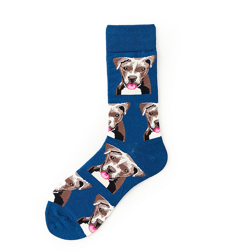 Flamingo Print Women Socks Cotton Colorful Cartoon Sport Men Sock Cute Funny Happy kawaii Dog Cycling Christmas: 05