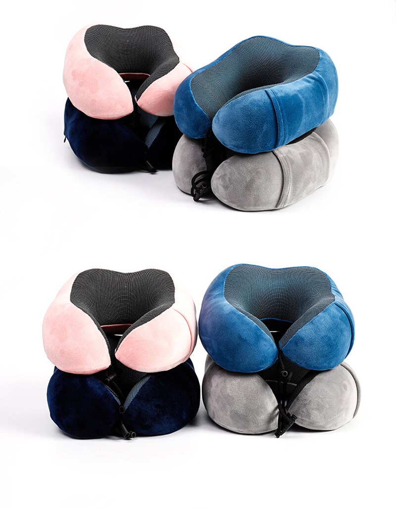 U-shaped Memory Schaum kopf Hals Kissen Weiche Langsam Rebound Raum Reise lagerung Flugzeug Flug kissen Gesundheits Kissen