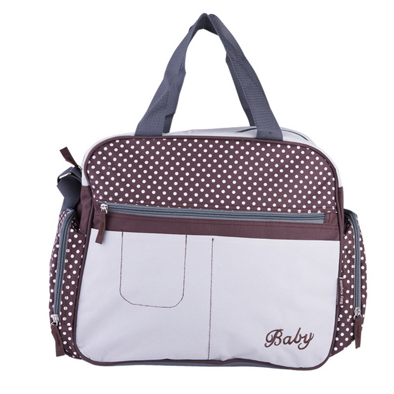 Windel Taschen Punkt Druck Mumie Schulter Bote Multifunktionale Große Kinderwagen Tasche Mutterschaft Handtasche Windel Baby Taschen: Stil2
