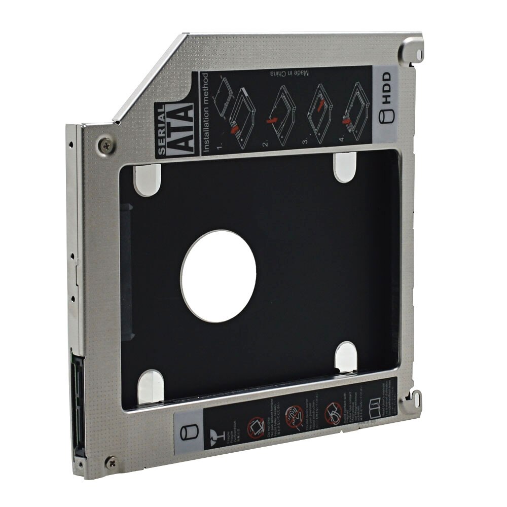 Voor Macbook Pro Unibody 13 "15" 17 "Superdrive Aluminium Universele SATA3.0 2nd Hdd Caddy 9.5Mm Ssd case Hdd Behuizing Optibay