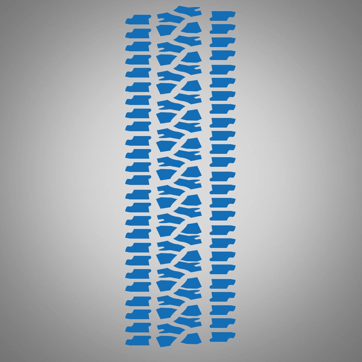 Loopvlak Decals 4x4 Truck voor Jeep Hood Body Vinyl Grafische Sticker 8 "x 23" Grote: Blauw