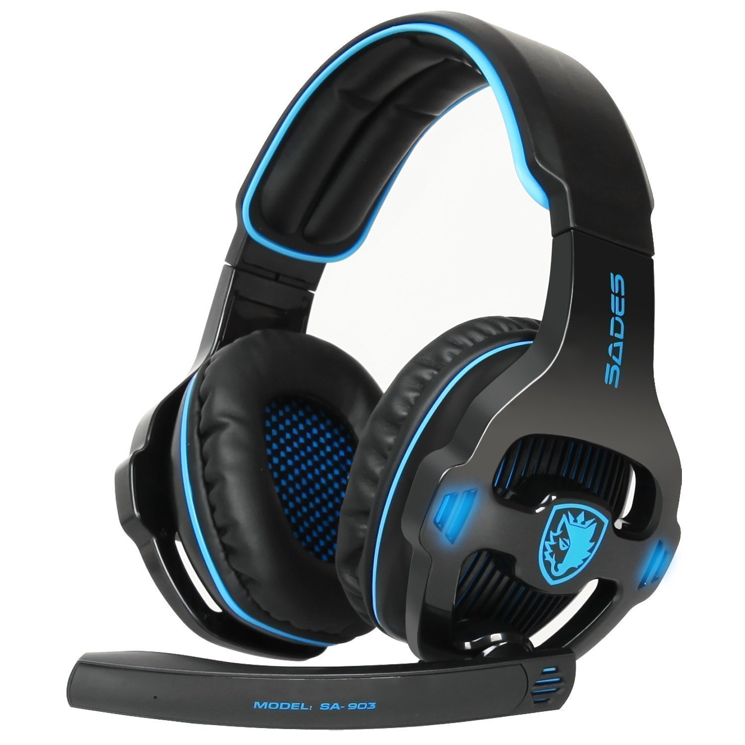 Sa903 Kopfhörer 7,1 USB PC Headset Tiefe Bass Gaming Kopfhörer Mit LED Mikrofon Für Spiele-Player