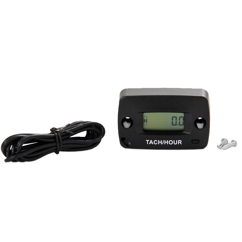 Tacómetro inductivo Digital Ip68 tacómetro Rpm, medidor de horas para motor de Gas, cortacésped Atv, motos acuáticas de esquí, Motocross, Pit Bike
