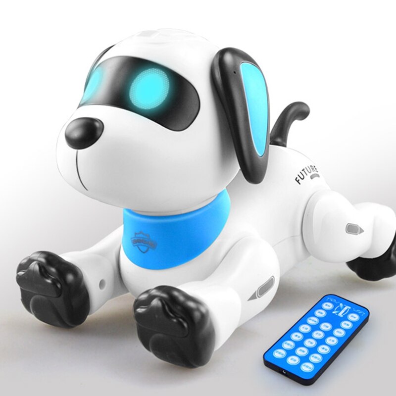 Fernbedienung Hund RC Robotic Stunt Welpen Voice Control Spielzeug Elektronische Haustier Tanzen Programmierbare Roboter mit Sound für