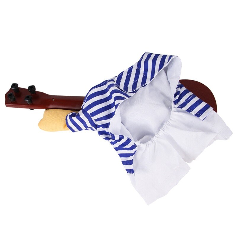 Costume de guitare drôle pour chien, déguisement de fête, de noël pour animal de compagnie