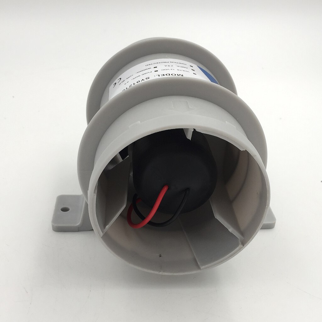 Ventilateur de Ventilation marin 12V | Moteur de cale pour bateau, ventilateur en ligne de 3 ", ABS résistant à la Corrosion pour têtes de moteur de Bilges