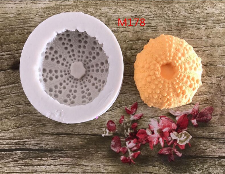 Gör-det-själv snäckskal tårta silikonformar fondant tårta dekorationsverktyg gumpaste choklad godis tvål lerformar: 4